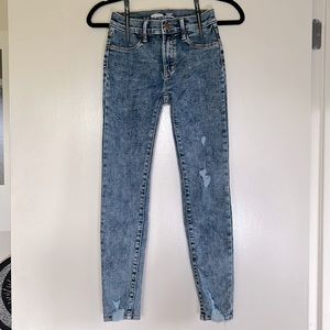 Old Navy ballerina jeggings distressed size 12